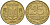 Украина 25 копеек 1992 KM 2.1a латунь 4154-953