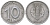 ГДР 10 пфеннигов 1949 A KM 3 алюминий 201-734