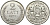 Латвия 2 лата 1925 Первая Республика (1918-1939) KM 8 серебро 27-1243