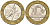 Франция 10 франков 1988 тип Гений Бастилии KM 964.1, Le Frank 375.2 биметалл 4573-1016
