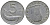 Италия 5 лир 1953 R, дельфин, плуг KM 92 алюминий 4609-369