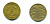 ГЕРМАНИЯ 5 РЕЙХСПФЕННИГОВ 1924 G, KM 39, J. 316 алюминиевая бронза 46-2156