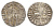 Киликийская Армения трам 1226-1271 Хетум I и царица Забель, держат крест/лев с патриаршим крестом  серебро    1516-512