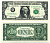 США 1 доллар 2003 Буква "В", Нью-йорк, штат Нью-йорк Pick 515a бумага UNC (пресс) 8564-36-3-2