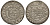 Бранденбург-Пруссия 1/24 талера 1623 Георг Вильгельм (1619-1640), вес 0,98 гр., С ОТВЕРСТИЕМ KM 106 серебро 1516-143