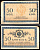 Россия 50 копеек ND (1915)	казначейский знак	ZG-II № 1.20.8, Pick 31 a бумага 8595-44-2-2