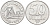 Венгрия 50 филлеров 1989 BP мост Елизаветы в Будапеште KM 574 алюминий UNC 4563-857