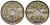 Египет 10 миллимов 1917 H, Британский протекторат KM 316 медно-никель 4511-155