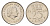 Нидерланды 25 центов 1969 Юлиана (1948-1980) KM 183 никель 4658-858