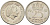 Нидерланды 25 центов 1957 Юлиана (1949-1980) KM 183 никель 214-926