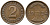 ГЕРМАНИЯ 2 РЕНТЕНПФЕННИГА 1924 F KM 31, J. 307 бронза 24-641