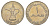 ОАЭ 1 дирхам 1973 AH 1393, кувшин KM 6.1 медно-никель 4646-825