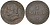 Папская область 1 сольдо = 5 центов 1867 R, Пий IX (1846-1878) KM 1372.2 медь 92-747
