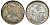 Гонконг 10 центов 1902 Эдуард VII (1901-1910) KM 13 серебро UNC 91-931