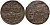 Швеция 1/4 эре 16хх Кристина (1632-1654) медь 4168-111