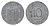 Юрдинген 10 пфеннигов 1917 Funck 554.2A, Men05 25409.3, Men18 31820.3 цинк 4659-258