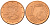 Финляндия 1 евроцент 1999  KM 98 сталь плакированная медью  UNC  4189-151