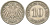 Германия 10 пфеннигов 1907 A KM 12, J. 13 медно-никель 210-646