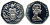Остров Мэн 20 пенсов 1982 дизайн викингов KM 90a серебро  PROOF  1074-10-51
