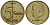 Бельгия 5 франков 1994 Belgique KM 189 алюминиевая бронза 4138-236