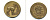 ПЕРУ 1/2 СОЛЯ 1967 ЛАМА KM 247 латунь 83-226