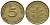 ФРГ 5 ПФЕННИГОВ 1949 G KM 102, J. 377 сталь плакированная латунью 26-1054