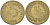 ТУРЦИЯ 25 КУРУШ 1949 KM 886 латунь 4529-1215