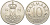 ДАНИЯ 10 ЭРЕ 1974 S; B, МАРГРЕТЕ II (1972-) KM 860.1 медно-никель 116-242