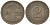 Германия 2 рентенпфеннига 1923 G, Вильгельм II (1888-1918) KM 31, J. 307 бронза 4615-723