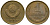 СССР 1 копейка 1986 Y 126a, Schon 75a латунь 4564-953