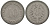 ГЕРМАНИЯ 10 ПФЕННИГОВ 1874 C, СТАРОГЕРБОВКА KM 4, Jager 4, Weege 7 медно-никель 4546-1113