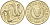 Кипр 2 цента 1994 KM 54.3 никель латунь 4174-1267