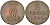Ганновер 2 пфеннига 1845 A, Эрнст Август (1837-1851) KM 174, Jaeger 55 AKS 122 медь 08-923