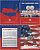 США набор из 5 монет (25 центов, 1/4 доллара, квотер) 2005 серия штаты США, в красочной упаковке KM 370, 371, 372, 373 и 374 медь плакированная медно-никелем 3-4-8-06
