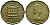 Великобритания 3 пенса 1967 Елизавета II (1952-2022) KM 900, Spink 4153 никель латунь 35-1415