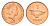 Соломоновы Острова 1 цент 1987 KM 24 сталь плакированная бронзой UNC 4669-529