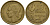 Франция 10 франков 1951 B, петух KM 915.2, Le Franc 363.5 алюминиевая бронза 4159-921