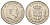 Дания 5 крон 1966 KM 853 медно-никель UNC 57-621