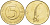 СЛОВЕНИЯ 5 ТОЛАРОВ 1994 АЛЬПИЙСКИЙ КОЗЁЛ KM 6 латунь 210-745