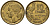 Франция 10 франков 1952 петух KM 915.1, Le Franc 363.4 алюминиевая бронза 4156-717