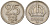Швеция 25 эре 1945 G, Густав V (1907-1950) KM 816 серебро 4147-961