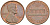 США 1 цент 1959 D, Авраам Линкольн KM 132 медь цинк UNC 3309-226