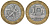 Франция 10 франков 1989 тип гений Бастилии KM 964.1, Le Franc 375.3 биметалл 45-622