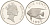 Бермудские острова 5 центов 1995 Елизавета II (1953-) KM 45a серебро PROOF 3711-112