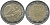 Франция 2 евро 2008 председательство в ЕС KM 1459 биметалл 34-716