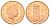 Остров Мэн 2 пенса 2006 KM 1254 сталь плакированная медью UNC 4624-344