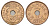 Дания 5 эре 1928 N, Кристиан X (1912-1947) KM 828 бронза 4700-823