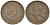 Кипр 3 миля 1955 Елизавета II (1952-2022), рыба KM 33 бронза 4152-623