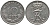 ДАНИЯ 10 ЭРЕ 1967 C; S, ФРЕДЕРИК IX (1947-1972) KM 841.3 медно-никель 116-225