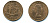 Великобритания 1/2 пенни 1967 Елизавета II (1952-2022) KM 896, Spink 4158 бронза UNC 4110-517